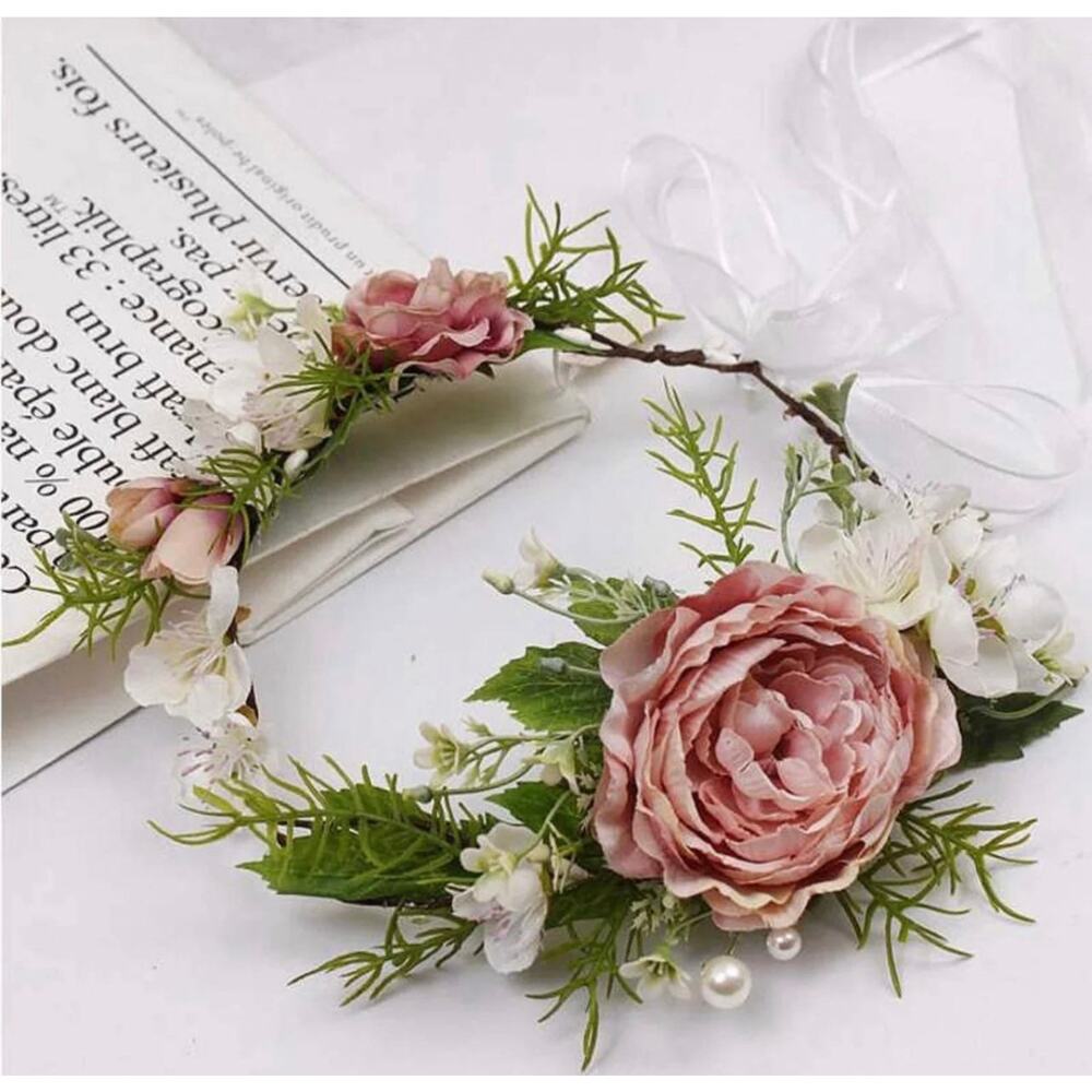 Handmade Lovely Floral Tiara - Picture 4 of 4